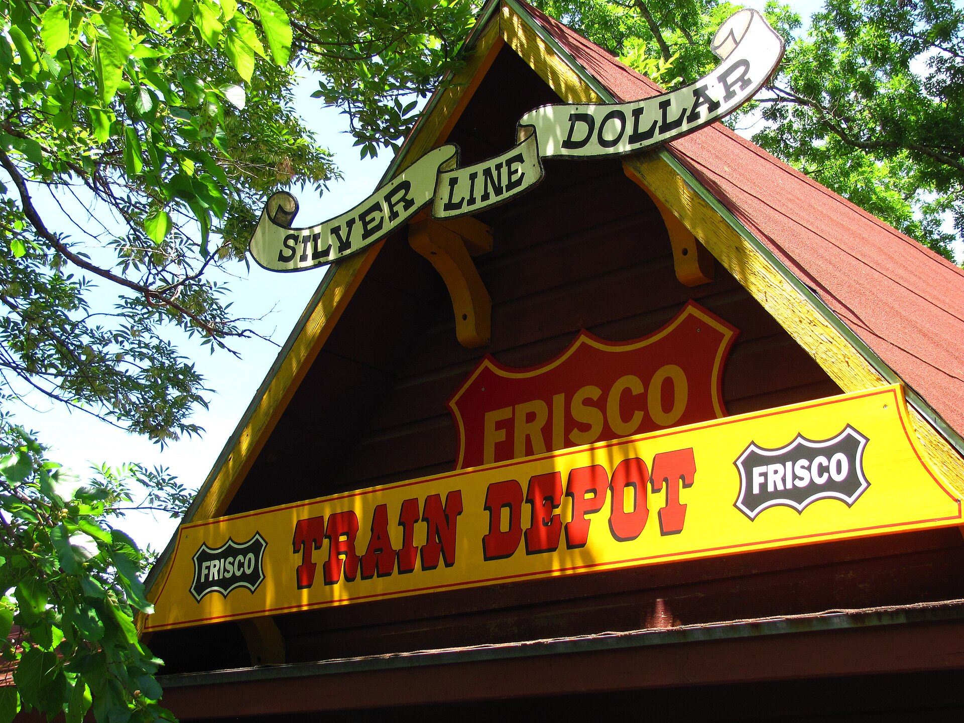 Train depot at Silver Dollar City, Branson, Missouri