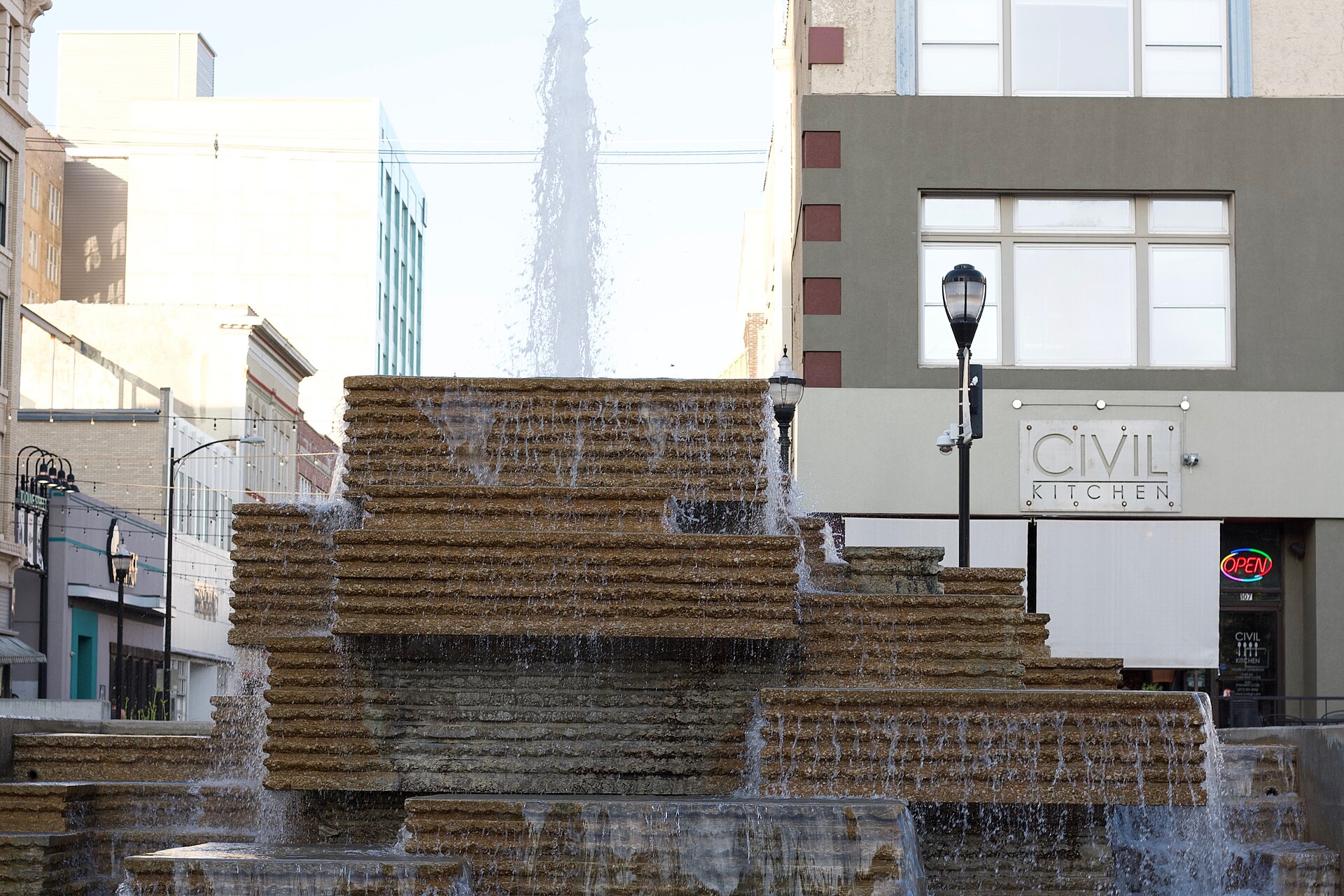 Fountain on Park Central Square, Springfield, Missouri